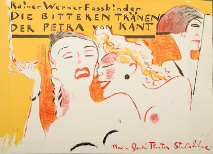 Volker Pfüller: Die bitteren Tränen der Petra von Kant | Theaterplakat