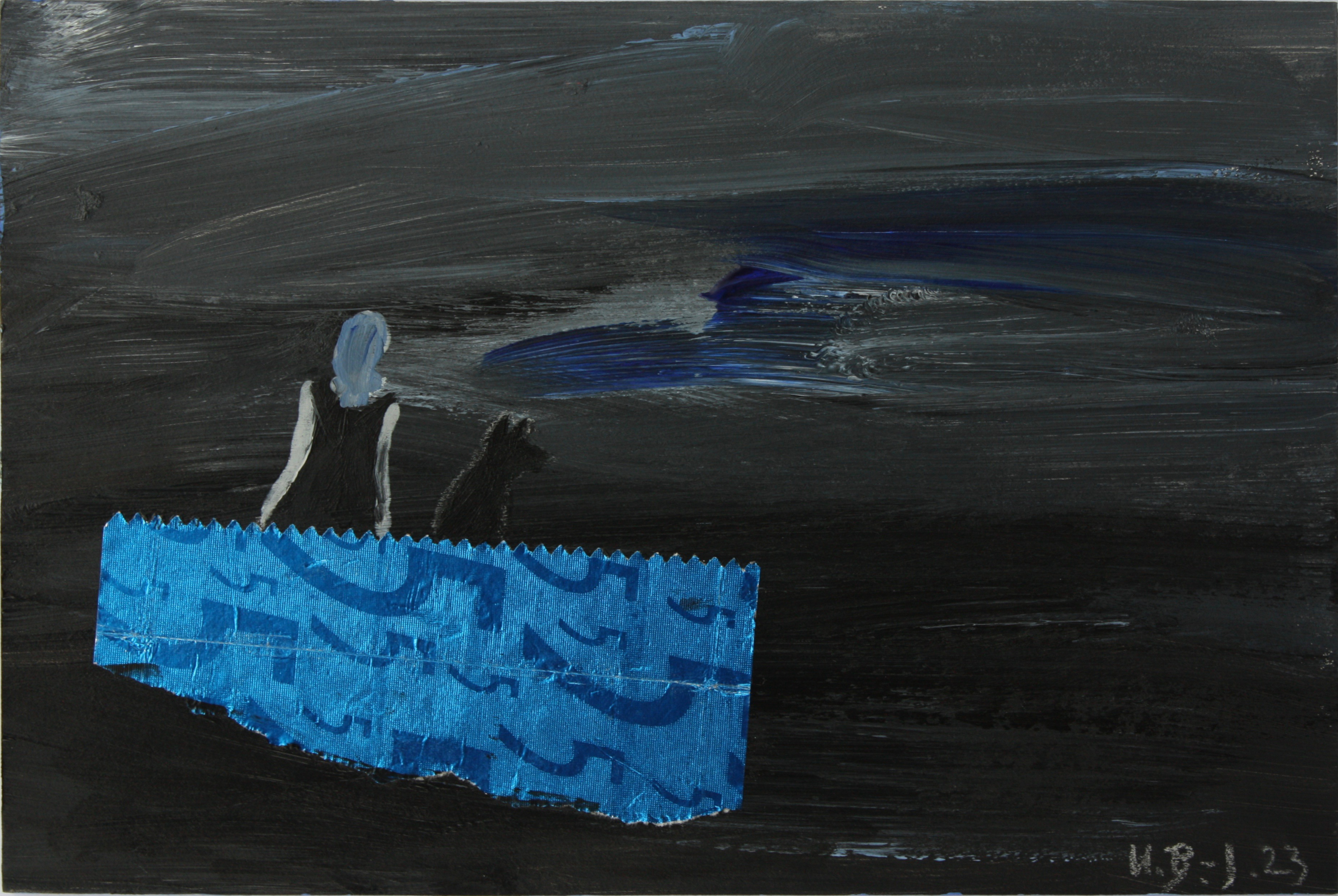 Ursula Bolck-Jopp: Sitting on Dock Nr. 5