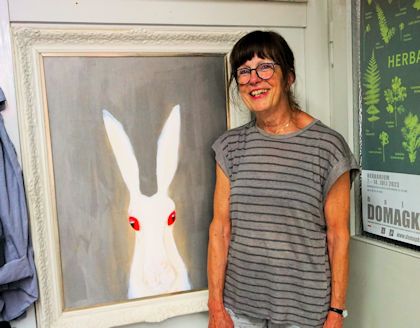 Ursula Bolck-Jopp im Atelier | Foto: Wolf Erdel
