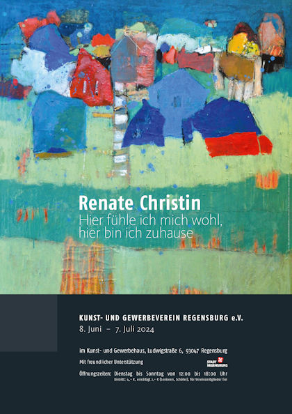 Plakat Renate Christin Kunst- und Gewerbeverein 2024
