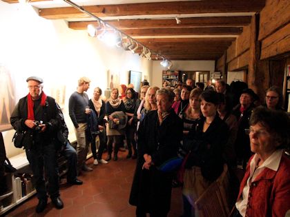 Eröffnung Fernando de la Jara in der Galerie Erdel; Foto: Wolf Erdel