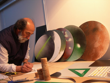Juan Fernando de Laiglesia im Atelier 