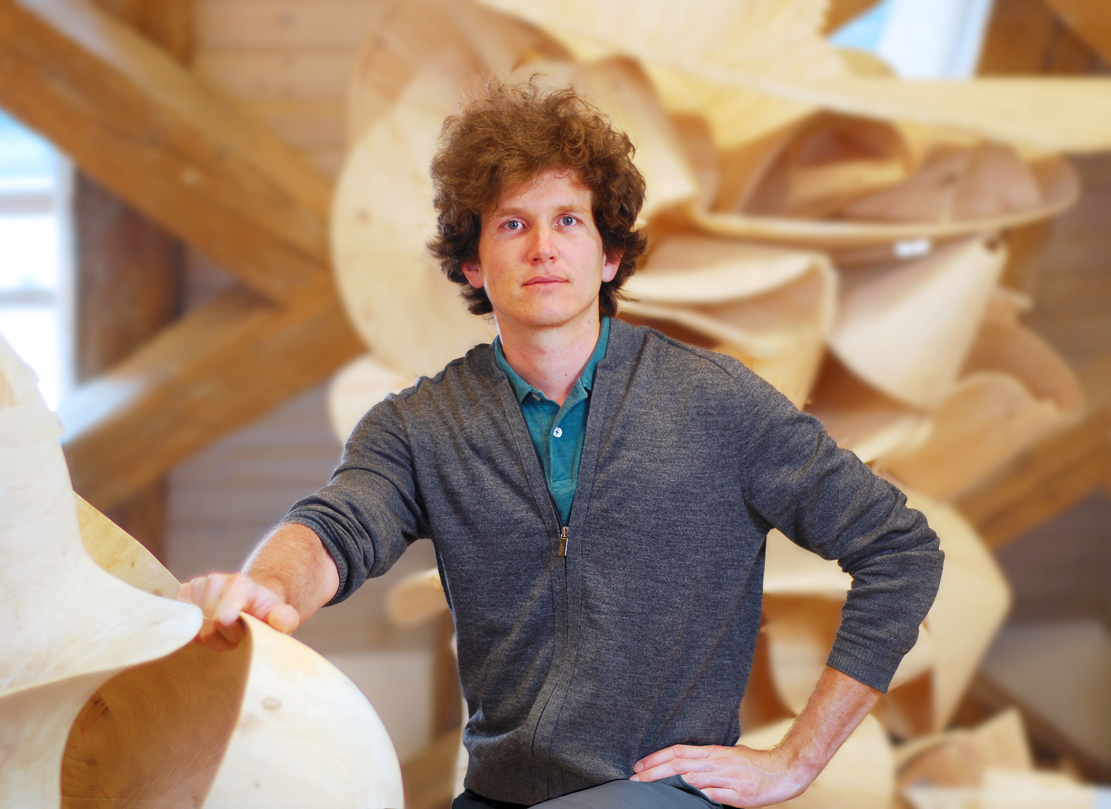 Koloman Wagner im Atelier 2025 | Foto: Franziska Wagner